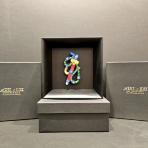 Asso di Spade su fondo nero