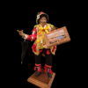 scio-scio-napoletano-35cm-intero Statuina intera di Sciò Sciò da 35 cm con valigia, ombrello e pantaloni a nappine.