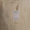 Certificato di garanzia retro tavola Francesco Tammaro Retro del dipinto su legno con applicato il certificato di garanzia di Francesco Tammaro indicante titolo, tecnica olio e firma autografa per autentica.