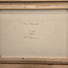 Retro in legno e tela del quadro con la firma originale di Elio Ferrara, il titolo dell'opera scritto a mano e il timbro di dipinto originale.
