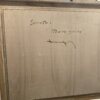 retro-tavola-scritta-autografa-autentica-vincenzo-aprile Retro in legno della tavola con il titolo scritto a mano Sorrento Marina Grande e la firma autografa di autentica del maestro Vincenzo Aprile.