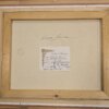 Retro del dipinto su tela con firma di Vincenzo Laricchia, timbro di autenticità e Certificato di Garanzia allegato